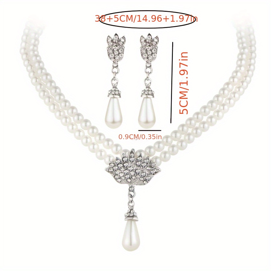 Kpop Style Jewelry Set Silver Plated Milky Stone for Daily Outfits Evening